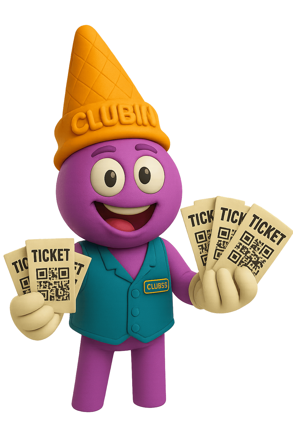 Club95 Ice Cream Character